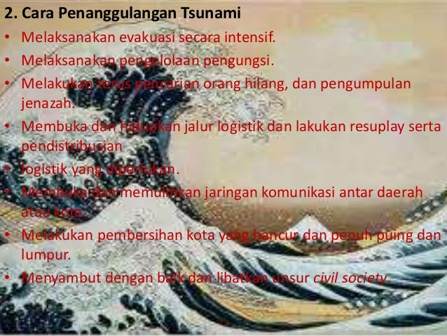 Mitigasi Tsunami