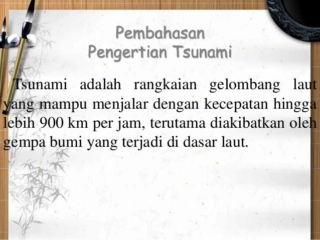 Mitigasi Tsunami