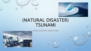 (NATURAL DISASTER)
TSUNAMI
KENJI MORENO BERISTAIN
 