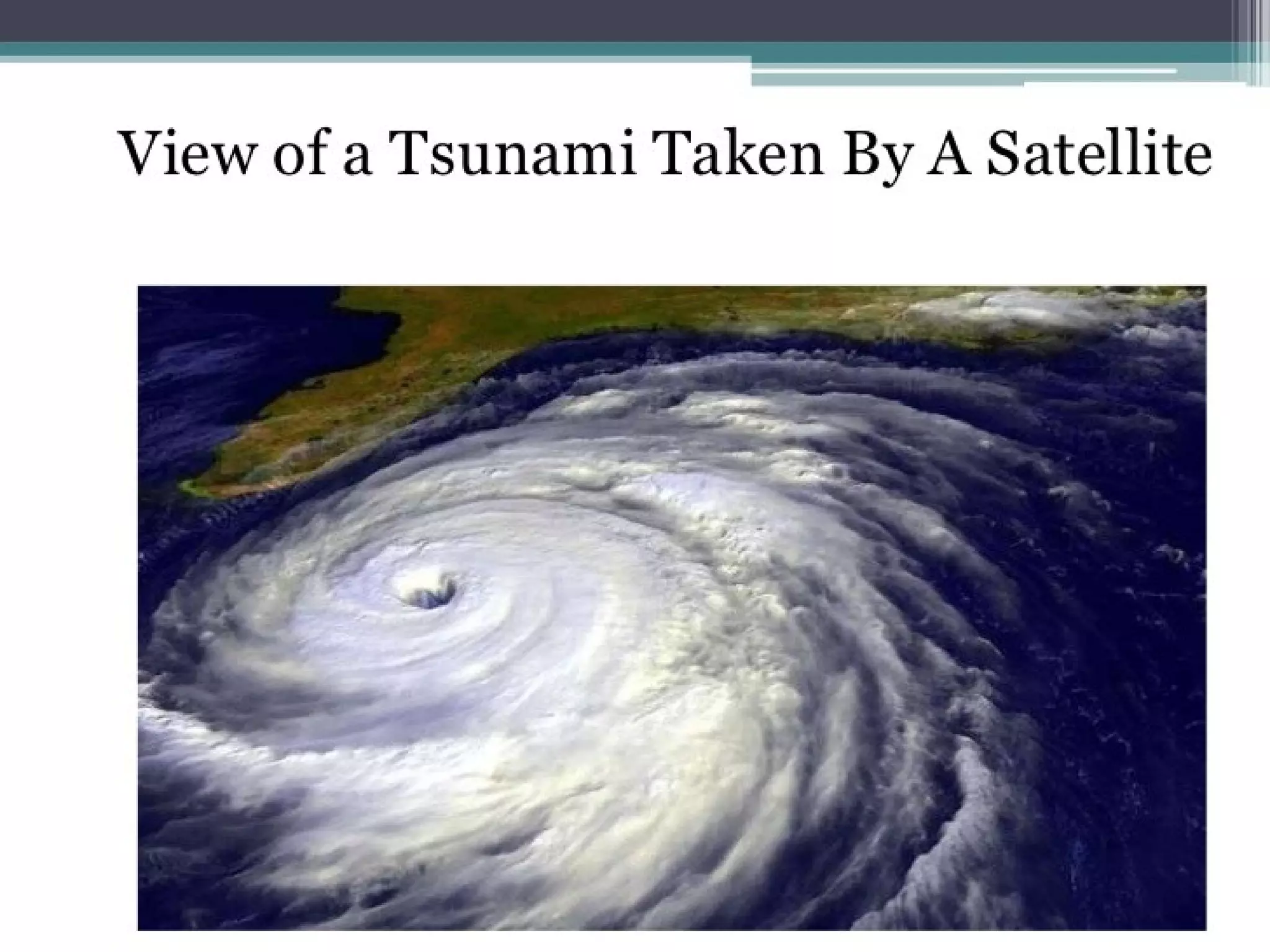 What is tsunami ppt
