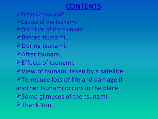 Tsunami Ppt Pptx