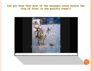 How a Tsunami is formed