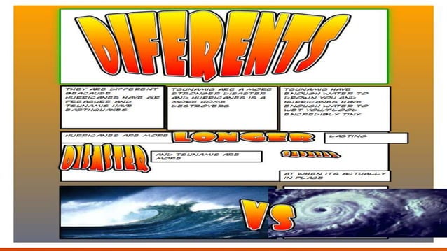 Tsunamis and hurricanes | PPTX | Disasters