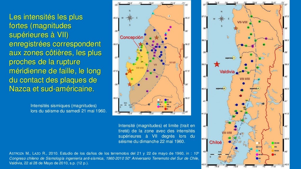Le séisme et le tsunami du 22 mai 1960 dans la région de Valdivia et…