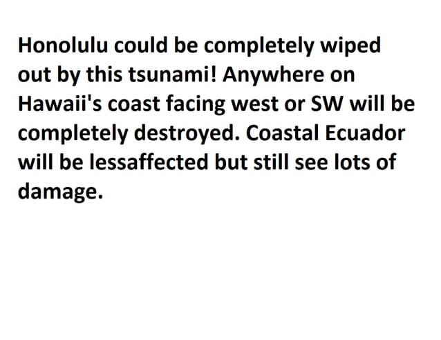 Tsunami warning italy today live