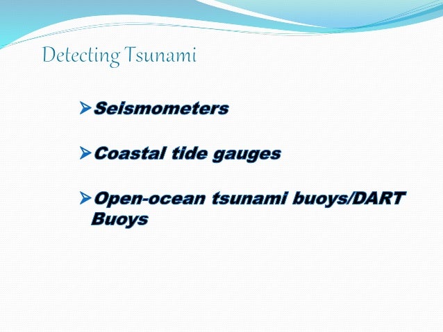 Tsunami warning system