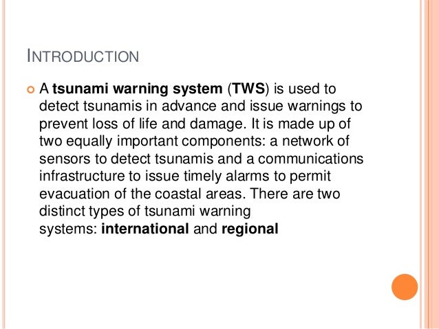 Tsunami Warning System