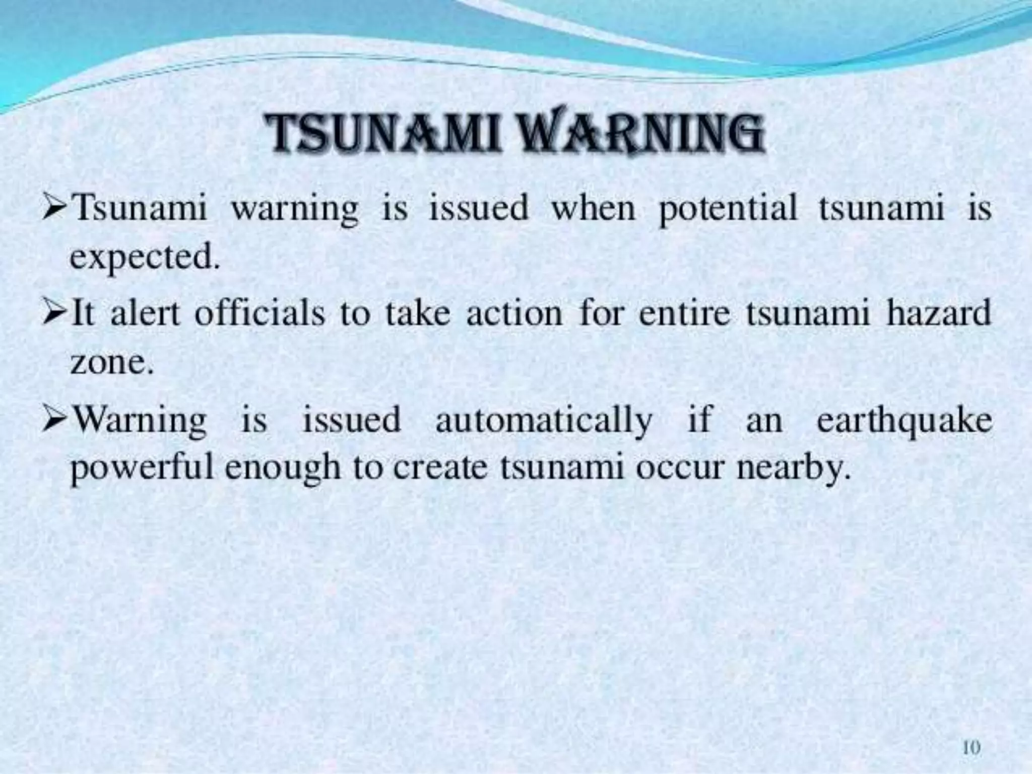 What do tsunami warning centers monitor