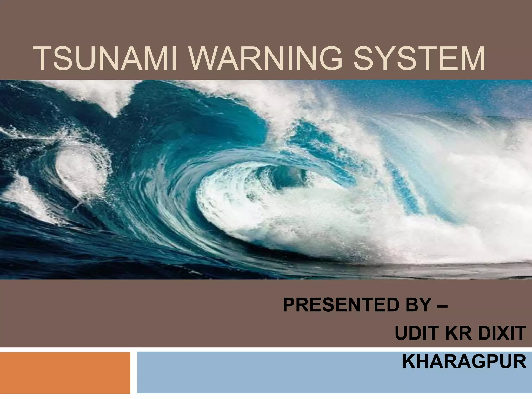 What does a tsunami warning system look like
