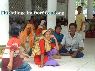 Flüchtlinge im Dorf Geudong
 