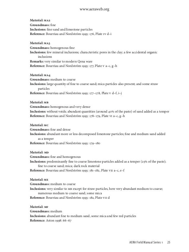 a manual of egyp tian pottery job description actor