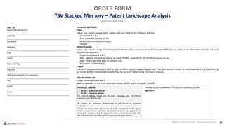 TSV Stacked Memory Patent Landscape Sample | PDF
