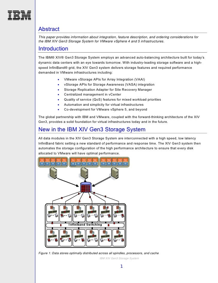 IBM XIV Gen3 Storage System