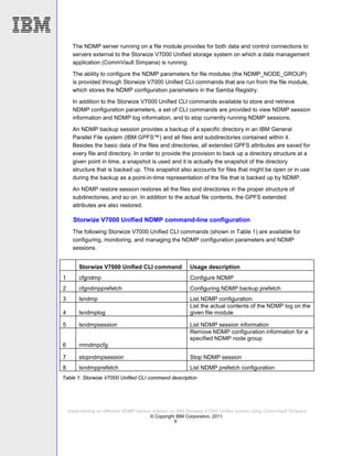 Implementing an effective NDMP backup solution on IBM Storwize V7000 ...