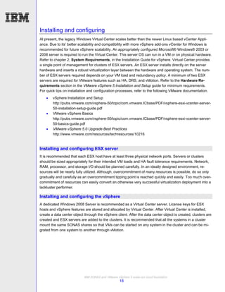 IBM SONAS and VMware vSphere 5 scale-out cloud foundation: A reference ...