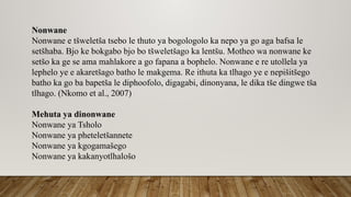 Tswalo Ya Tsatsi AFT 220 PEGO NONWANE YA PHETELETSANNETE pptx tswalo-ya-tsatsi-aft-220-pego-nonwane-ya-pheteletsannete-pptx