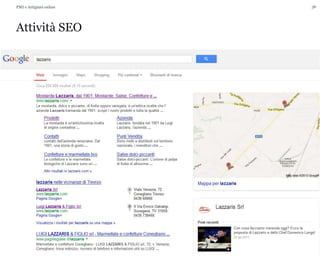 36
Attività SEO
PMI e Artigiani online
 