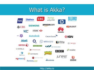 What is Akka?
http://akka.io
 