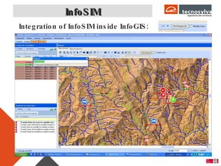 Integration of InfoSIM inside InfoGIS: InfoSIM 