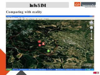 Comparing with reality InfoSIM 