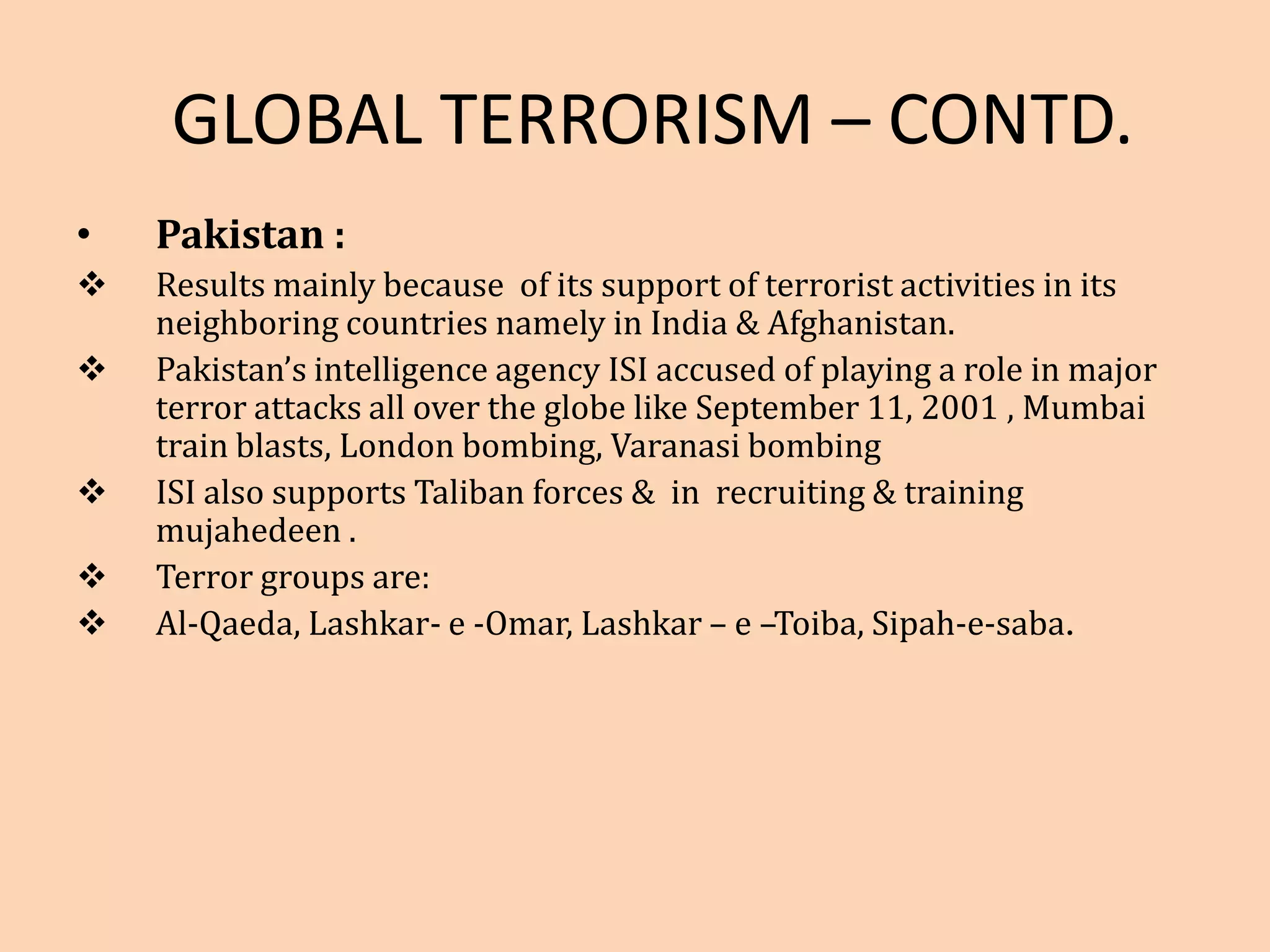 Terrorism-what,why,where,how