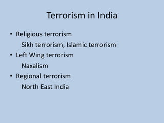 Terrorism-what,why,where,how