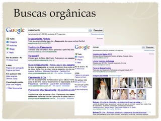 Buscas orgânicas
 