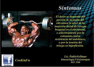 Tendinitis del Triceps