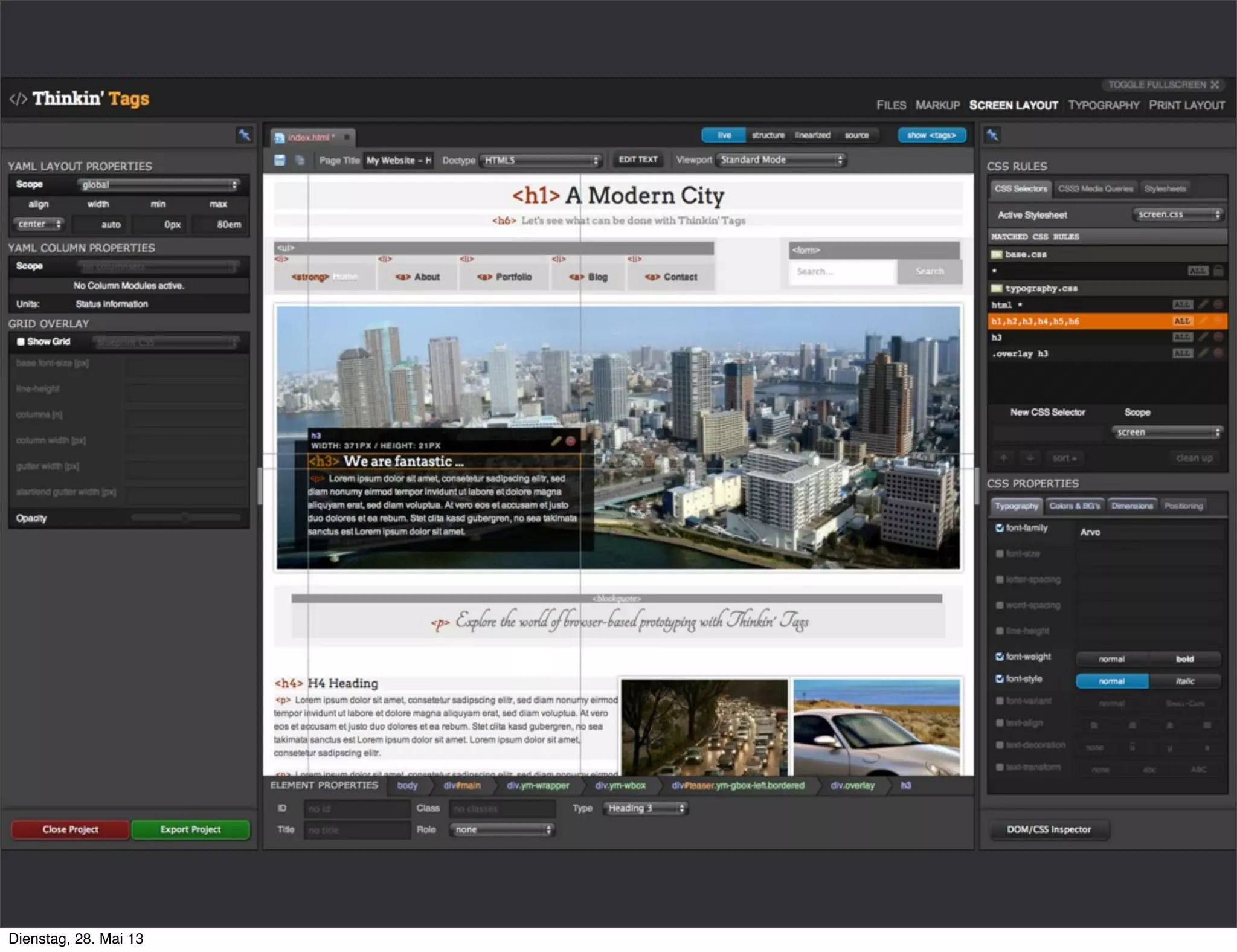 Dienstag, 28. Mai 13
 
