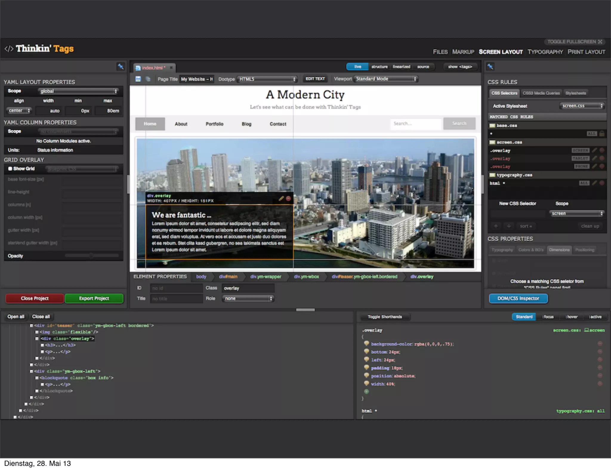 Dienstag, 28. Mai 13
 