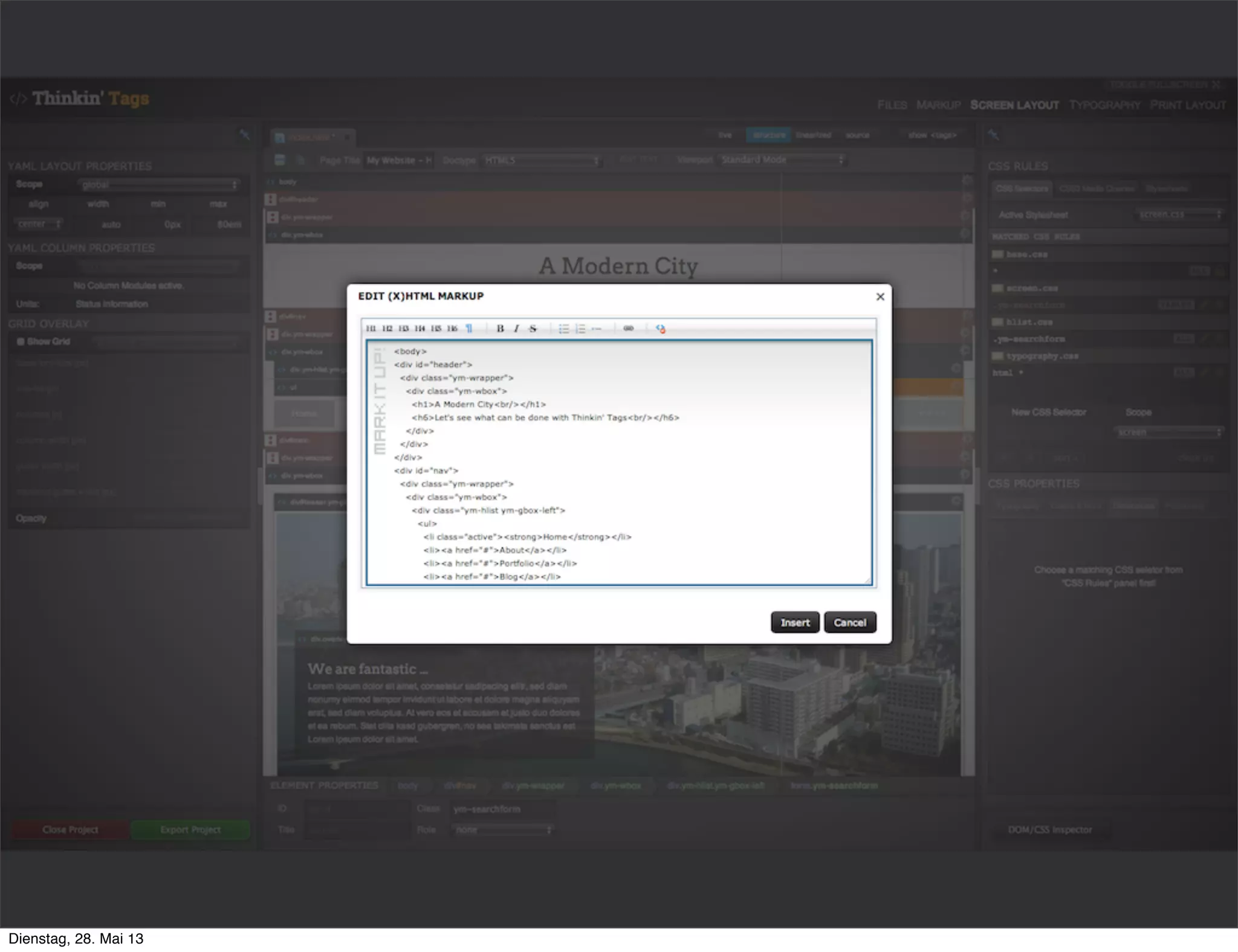 Dienstag, 28. Mai 13
 