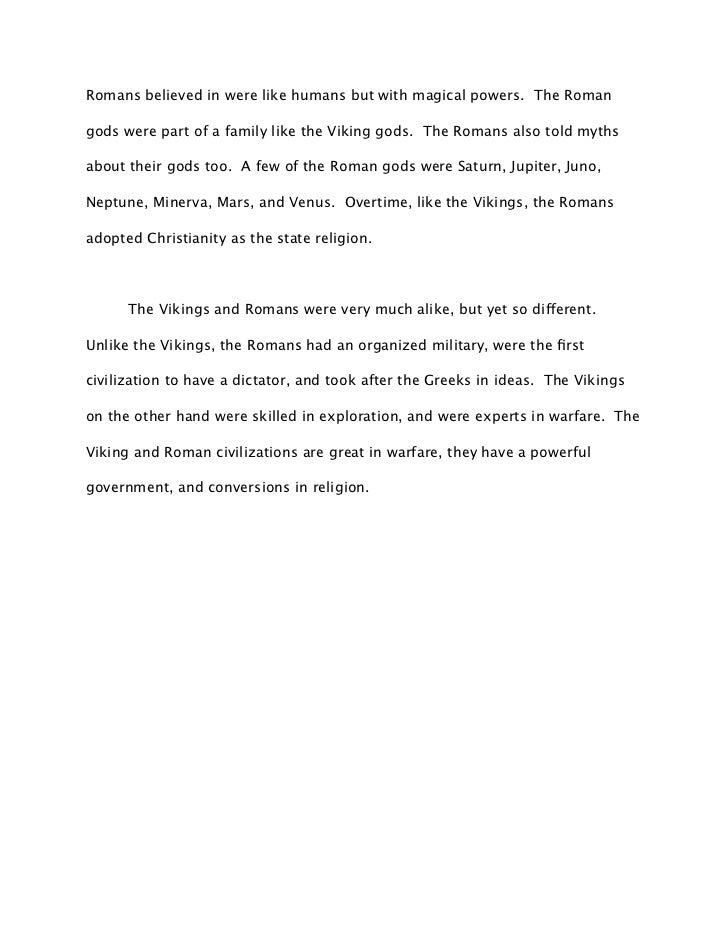 Greece and rome comparison essay