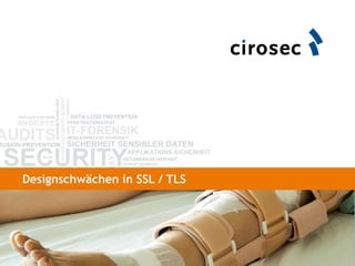 Designschwächen in SSL / TLS
 