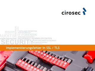 Implementierungsfehler in SSL / TLS
 