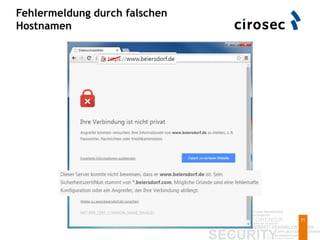 Fehlermeldung durch falschen
Hostnamen
71
 