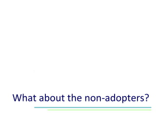 What about the non-adopters? 