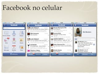 Facebook no celular
 