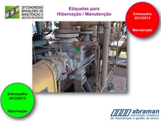 Entressafra
2012/2013
Manutenção
Entressafra
2012/2013
Hibernação
Etiquetas para
Hibernação / Manutenção
 