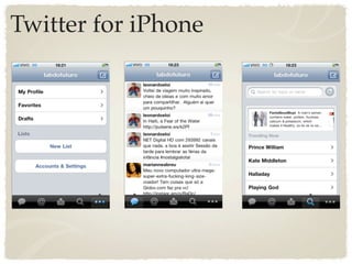 Twitter for iPhone
 