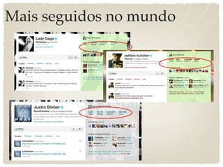 Mais seguidos no mundo
 