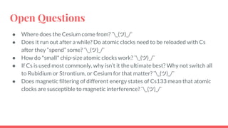 Teaching Tuesday 2: How Does the Atomic Clock Work? | PDF