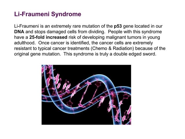 Li-fraumeni Syndrome | PPTX