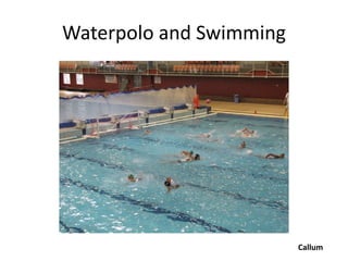 Waterpolo and Swimming




                         Callum
 