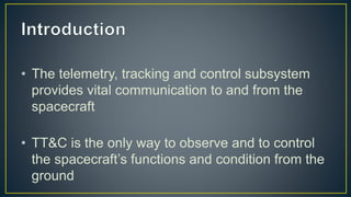 telemetry tracking and command systems | PPT
