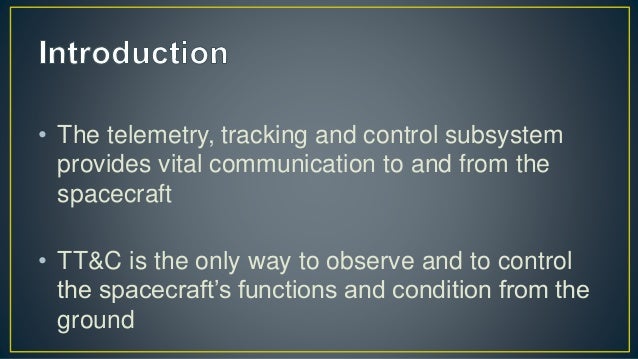 telemetry tracking and command systems