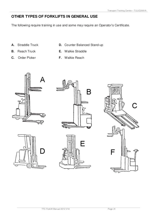 Ttc Forklift Manual 2012 V14