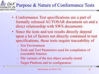 Introduction to TTCN-3 and AUTOSAR Conformance Testing | PDF