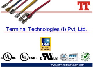 Terminal Technologies (I) Pvt. Ltd.




                   www.terminaltechnology.com
 