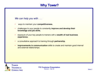 Ttc Communication TTC Services Presentation | PPT