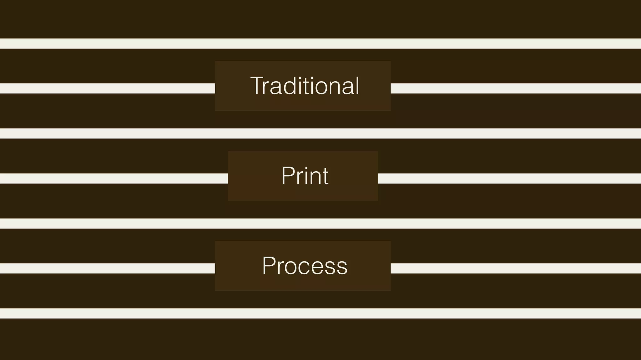 Traditional


   Print


 Process
 